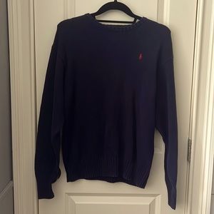 Polo pull over sweater
